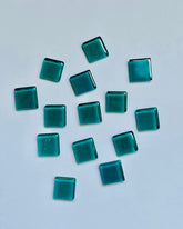 SQUARE SHAPE TURQUOISE DARK COLOUR MOSAIC TILES-530